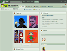 Tablet Screenshot of cartoonarts.deviantart.com