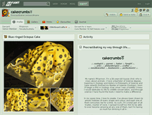 Tablet Screenshot of cakecrumbs.deviantart.com