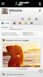 Mobile Screenshot of lolilucaciu.deviantart.com