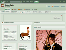 Tablet Screenshot of karuka-ikashi.deviantart.com