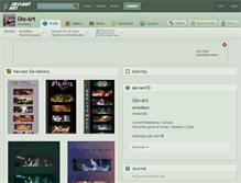 Tablet Screenshot of gio-art.deviantart.com