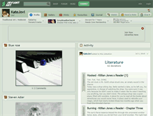 Tablet Screenshot of katejovi.deviantart.com