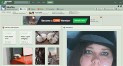 Desktop Screenshot of kikufire.deviantart.com