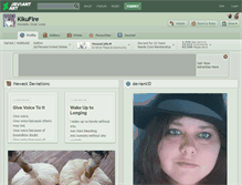 Tablet Screenshot of kikufire.deviantart.com