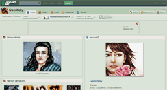 Desktop Screenshot of greenticky.deviantart.com