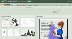 Desktop Screenshot of ladyjewel.deviantart.com