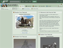 Tablet Screenshot of dwarvenhalls.deviantart.com