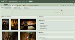 Desktop Screenshot of primuz.deviantart.com