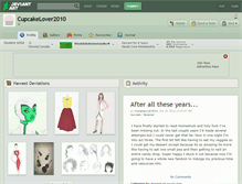 Tablet Screenshot of cupcakelover2010.deviantart.com
