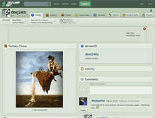 Tablet Screenshot of deej240z.deviantart.com
