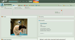 Desktop Screenshot of hevenqueen.deviantart.com