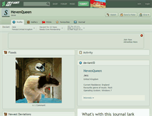 Tablet Screenshot of hevenqueen.deviantart.com