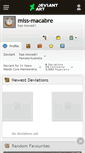 Mobile Screenshot of miss-macabre.deviantart.com