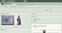 Desktop Screenshot of guardian-mimori.deviantart.com