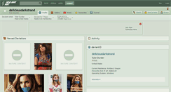 Desktop Screenshot of deliciousdarkstrand.deviantart.com