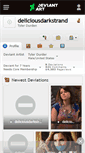 Mobile Screenshot of deliciousdarkstrand.deviantart.com