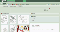 Desktop Screenshot of kenart.deviantart.com