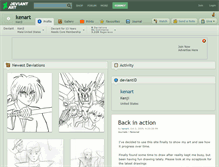 Tablet Screenshot of kenart.deviantart.com