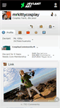 Mobile Screenshot of mrkittycosplay.deviantart.com