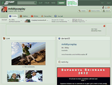 Tablet Screenshot of mrkittycosplay.deviantart.com