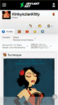 Mobile Screenshot of kinkyaziankitty.deviantart.com