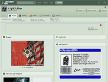 Tablet Screenshot of n1ghtst4lker.deviantart.com