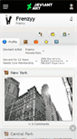 Mobile Screenshot of frenzyy.deviantart.com