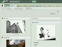 Tablet Screenshot of frenzyy.deviantart.com