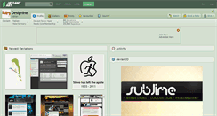 Desktop Screenshot of designine.deviantart.com