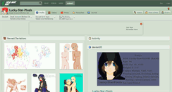 Desktop Screenshot of lucky-star-pixels.deviantart.com