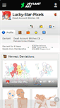 Mobile Screenshot of lucky-star-pixels.deviantart.com