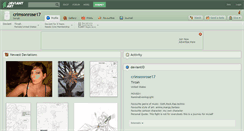 Desktop Screenshot of crimsonrose17.deviantart.com