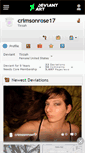 Mobile Screenshot of crimsonrose17.deviantart.com