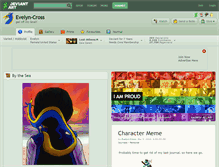Tablet Screenshot of evelyn-cross.deviantart.com