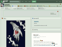 Tablet Screenshot of manano.deviantart.com