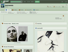 Tablet Screenshot of joannarasta.deviantart.com