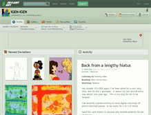 Tablet Screenshot of igen-igen.deviantart.com