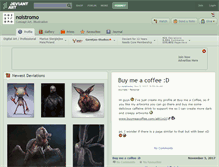 Tablet Screenshot of noistromo.deviantart.com