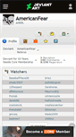 Mobile Screenshot of americanfear.deviantart.com