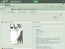 Tablet Screenshot of deideml.deviantart.com