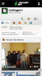 Mobile Screenshot of icedragon1.deviantart.com