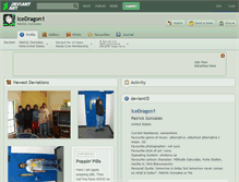 Tablet Screenshot of icedragon1.deviantart.com