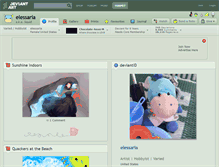 Tablet Screenshot of elessaria.deviantart.com