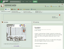 Tablet Screenshot of commoner-pocky.deviantart.com