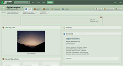 Desktop Screenshot of digitalvampire13.deviantart.com