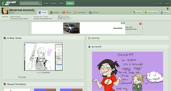 Desktop Screenshot of abnormal-anomoly.deviantart.com