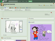 Tablet Screenshot of abnormal-anomoly.deviantart.com