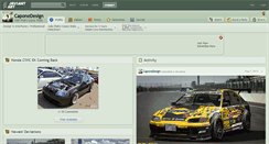Desktop Screenshot of caponedesign.deviantart.com
