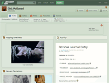 Tablet Screenshot of girl-poisoned.deviantart.com