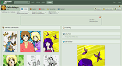 Desktop Screenshot of faitn-katayu.deviantart.com
